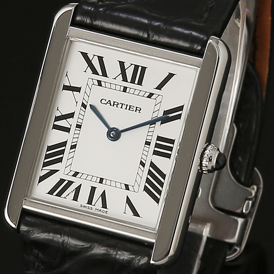 CARTIER(USED) 탱크솔로 스틸 라지