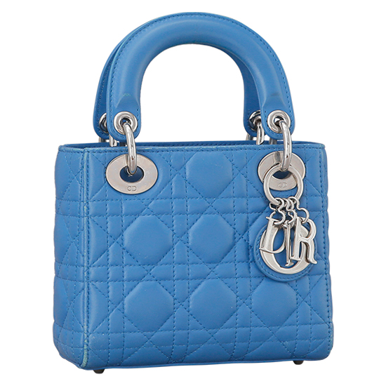 CHRISTIAN DIOR(USED)레이디 디올 블루 미니