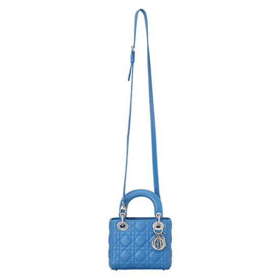 CHRISTIAN DIOR(USED)레이디 디올 블루 미니