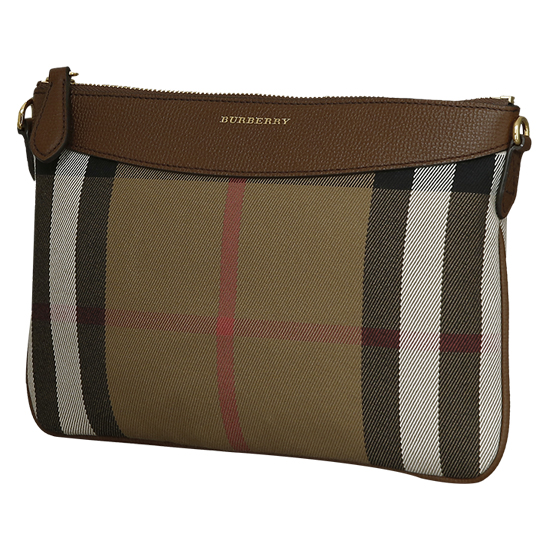 BURBERRY(USED)하우스체크 패브릭 크로스백