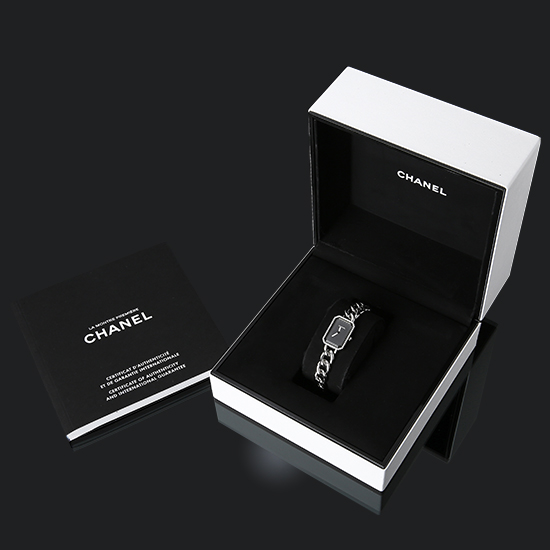 CHANEL(USED) 샤넬 프리미에르 스틸 다이아베젤 H3252