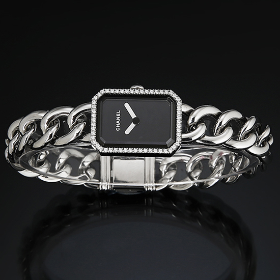 CHANEL(USED) 샤넬 프리미에르 스틸 다이아베젤 H3252