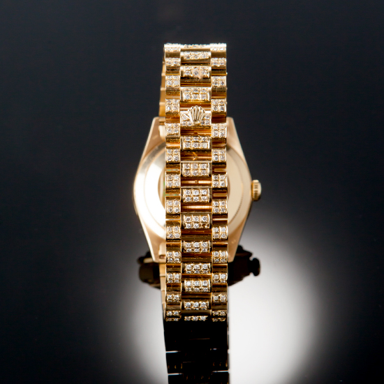 ROLEX(USED) 로렉스 18238 데이데이트 풀다이아 워치