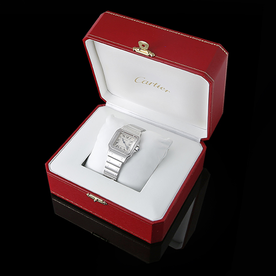CARTIER(USED) 산토스 갈베 스틸 라지