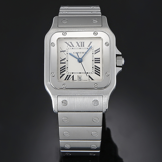 CARTIER(USED) 산토스 갈베 스틸 라지