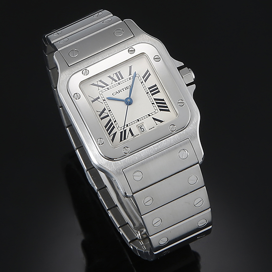 CARTIER(USED) 산토스 갈베 스틸 라지