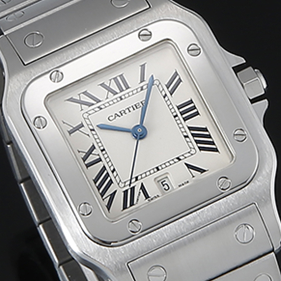 CARTIER(USED) 산토스 갈베 스틸 라지