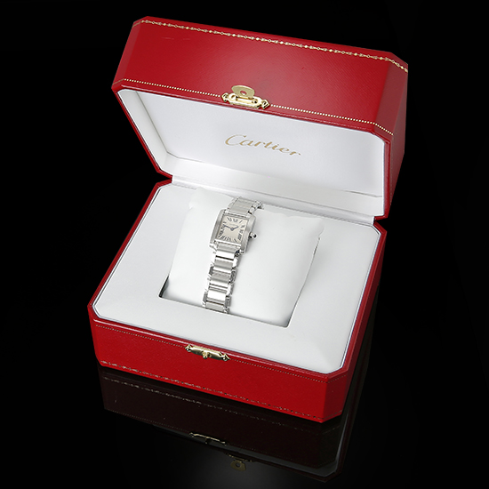 CARTIER(USED) 탱크 프랑세스 스틸 스몰
