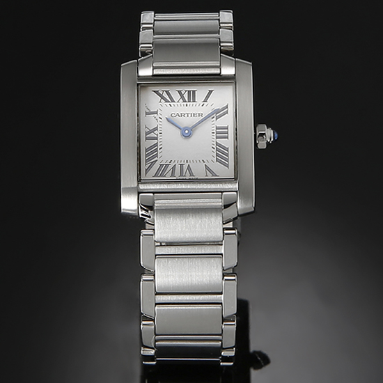 CARTIER(USED) 탱크 프랑세스 스틸 스몰
