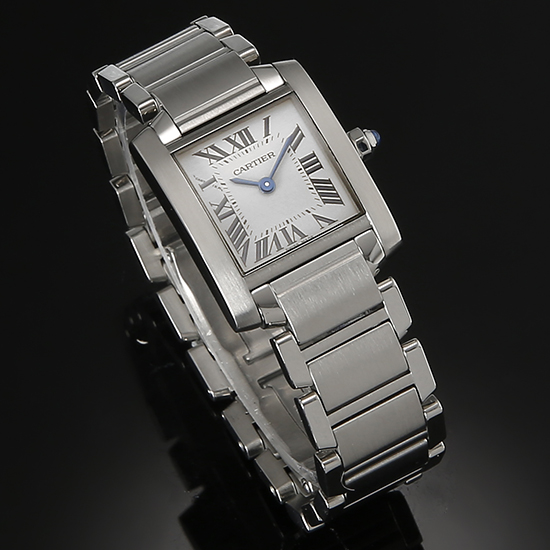 CARTIER(USED) 탱크 프랑세스 스틸 스몰