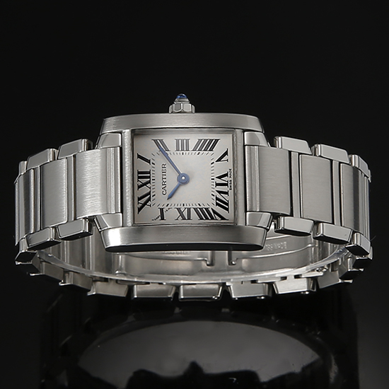 CARTIER(USED) 탱크 프랑세스 스틸 스몰