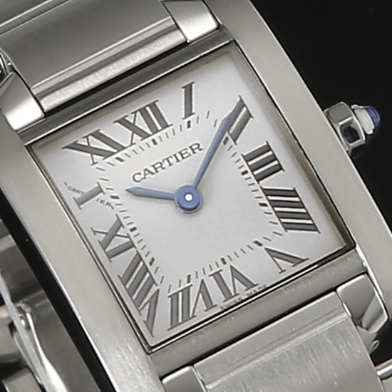 CARTIER(USED) 탱크 프랑세스 스틸 스몰