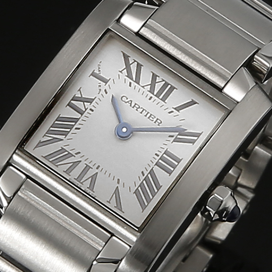 CARTIER(USED) 탱크 프랑세스 스틸 스몰
