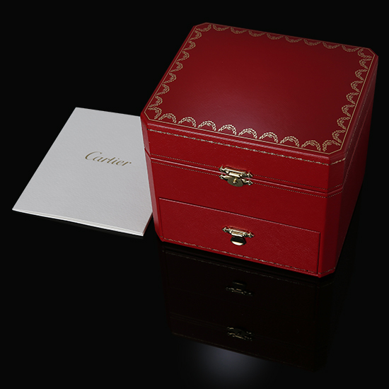 CARTIER(USED) 발롱블루 로즈골드 다이아베젤