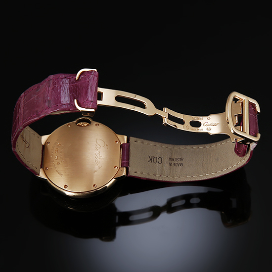 CARTIER(USED) 발롱블루 로즈골드 다이아베젤