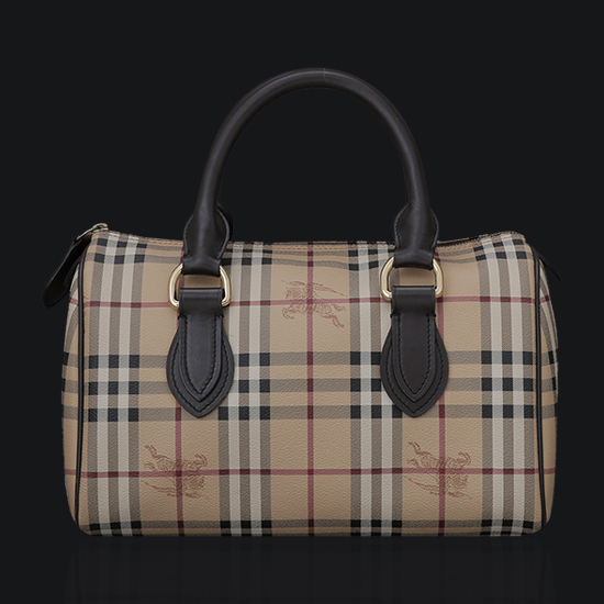 BURBERRY(USED)체크 보스턴백