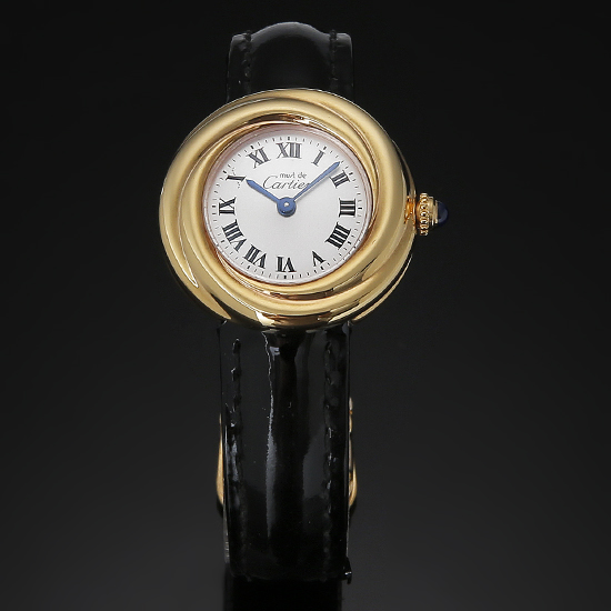 CARTIER(USED)트리니티 버메일 금장 레이디