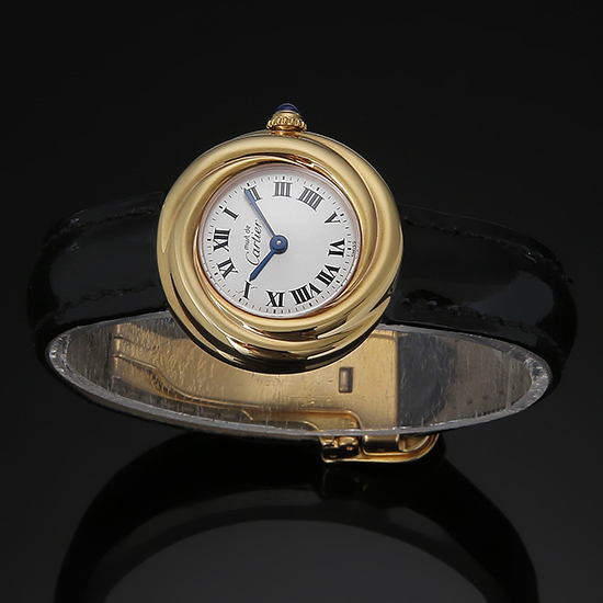 CARTIER(USED)트리니티 버메일 금장 레이디