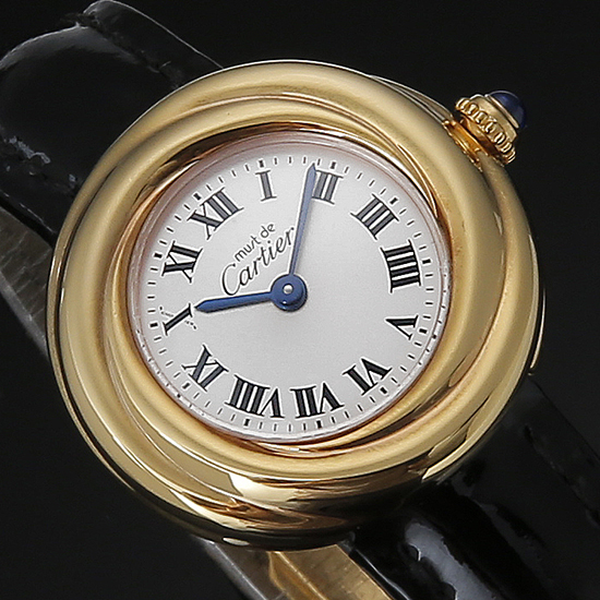 CARTIER(USED)트리니티 버메일 금장 레이디
