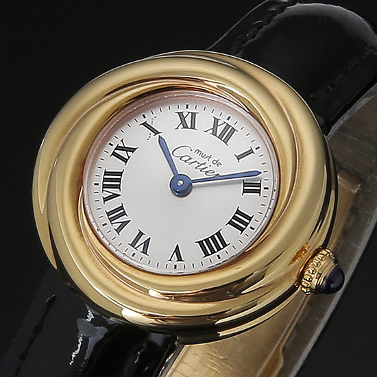 CARTIER(USED)트리니티 버메일 금장 레이디