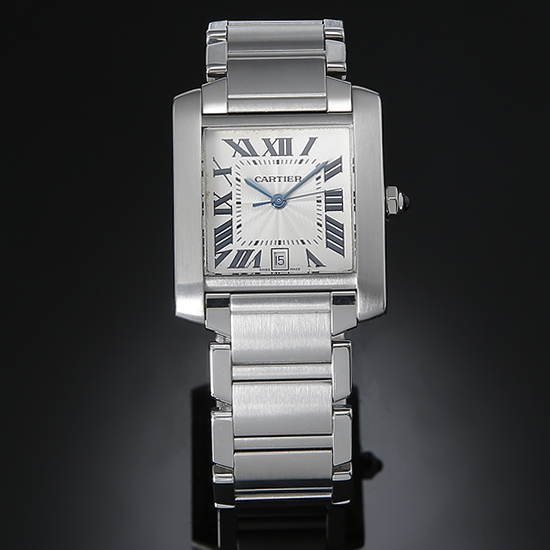 CARTIER(USED) 탱크 프랑세스 스틸 L