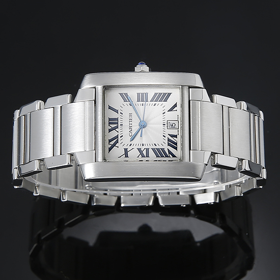 CARTIER(USED) 탱크 프랑세스 스틸 L