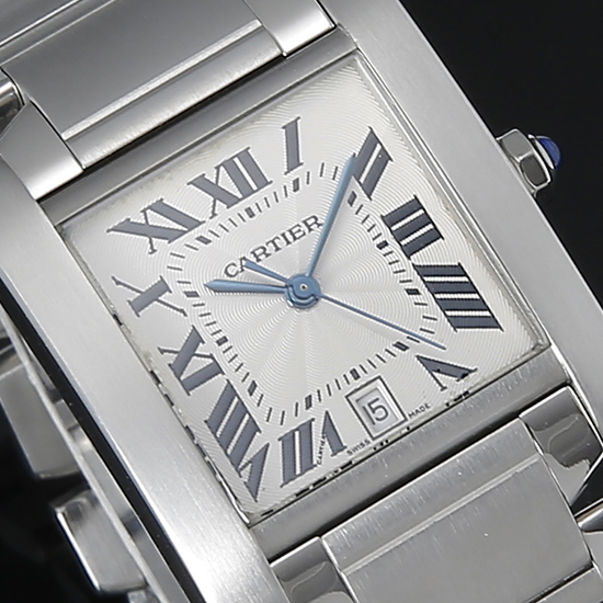 CARTIER(USED) 탱크 프랑세스 스틸 L
