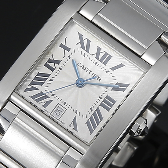 CARTIER(USED) 탱크 프랑세스 스틸 L
