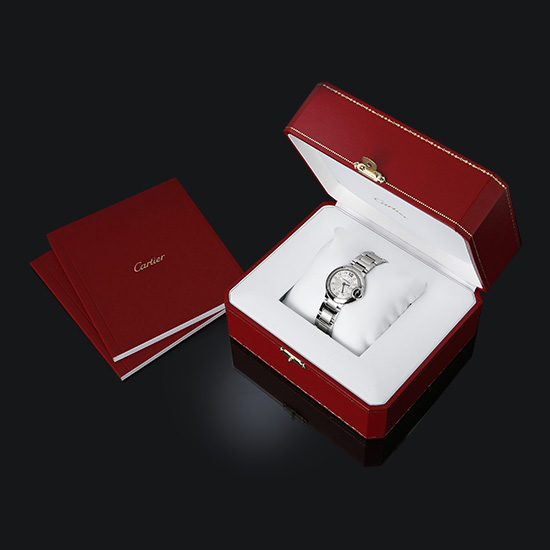 CARTIER(USED) 발롱블루 스틸 28 다이아인덱스