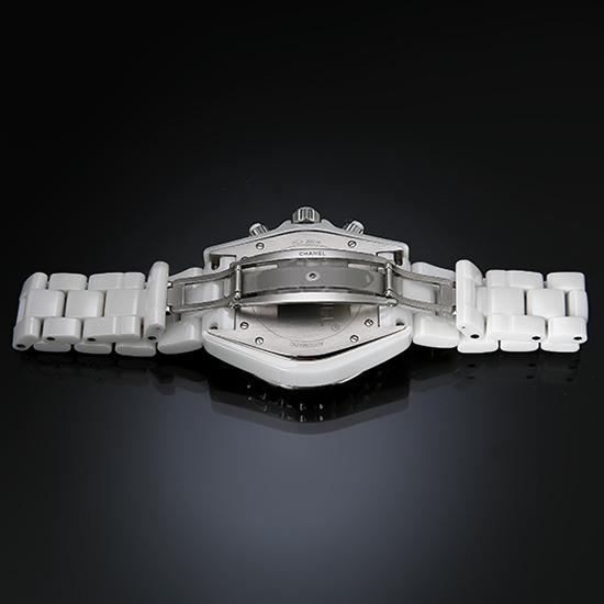 CHANEL(USED) 샤넬 J12 화이트 세라믹 크르노 H2009