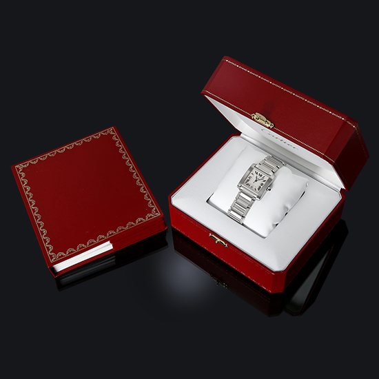 CARTIER(USED) 탱크 프랑세스 스틸 L