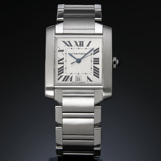 CARTIER(USED) 탱크 프랑세스 스틸 L