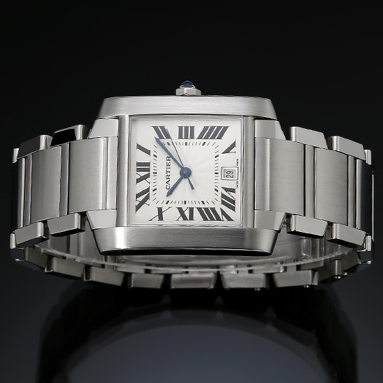 CARTIER(USED) 탱크 프랑세스 스틸 L