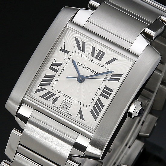 CARTIER(USED) 탱크 프랑세스 스틸 L