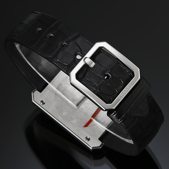 CHANEL(USED) 샤넬 보이프렌드 미듐 스틸 가죽밴드 H4884