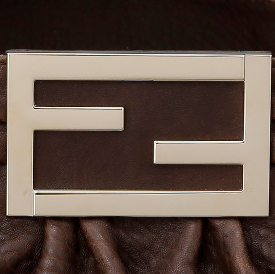 FENDI(USED)쥬카 레더 체인숄더