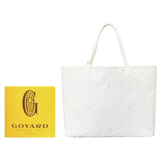 GOYARD(USED)생루이GM PVC 화이트 숄더
