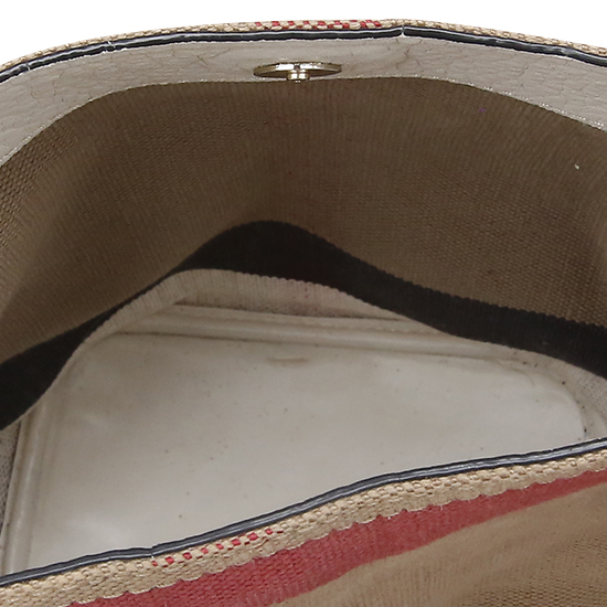 BURBERRY(USED)애쉬비 캔버스 체크 호보백