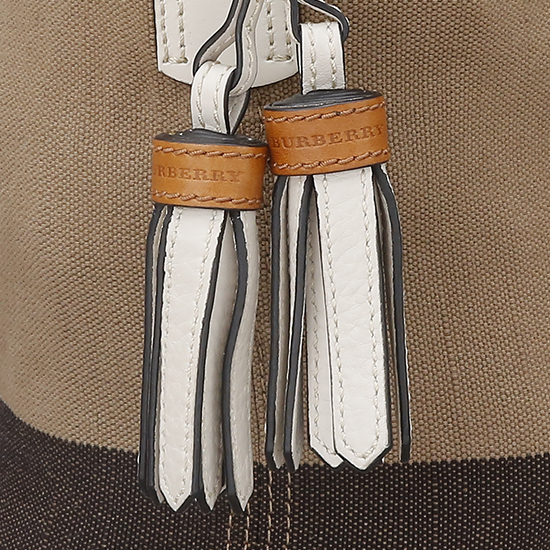 BURBERRY(USED)애쉬비 캔버스 체크 호보백