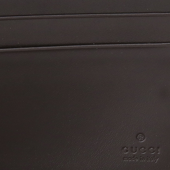 GUCCI(USED) 구찌 GG로고 씨마 레더 브라운 가죽 반지갑