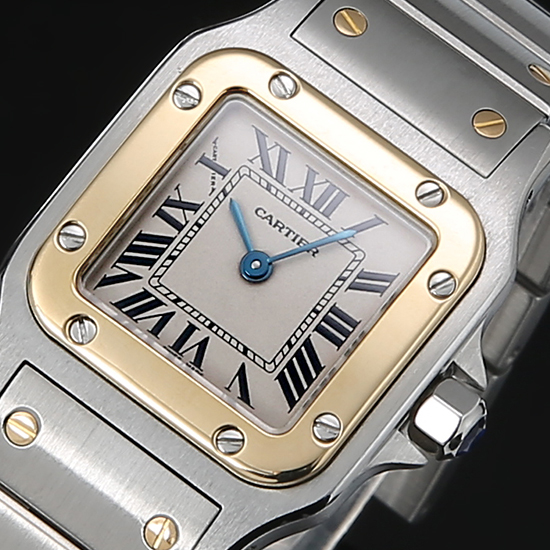 CARTIER(USED) 산토스 갈베 콤비 스몰