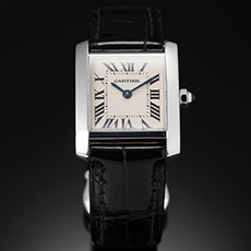 CARTIER(USED) 탱크 화이트골드 S