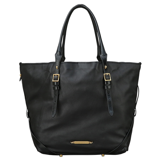 BURBERRY(USED)램스킨 블랙 숄더백