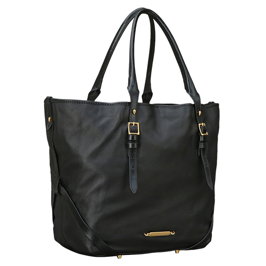 BURBERRY(USED)램스킨 블랙 숄더백