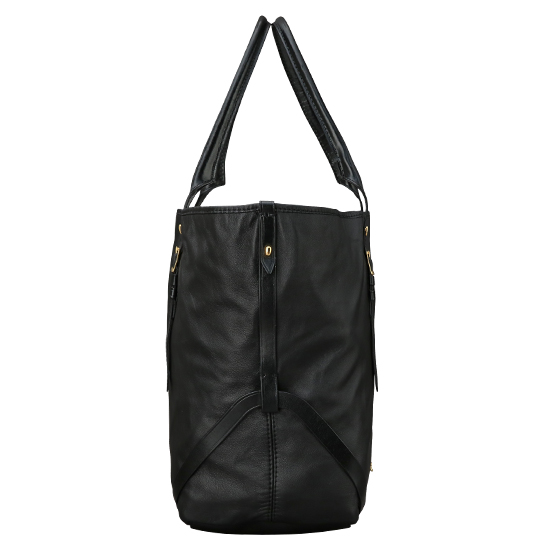 BURBERRY(USED)램스킨 블랙 숄더백