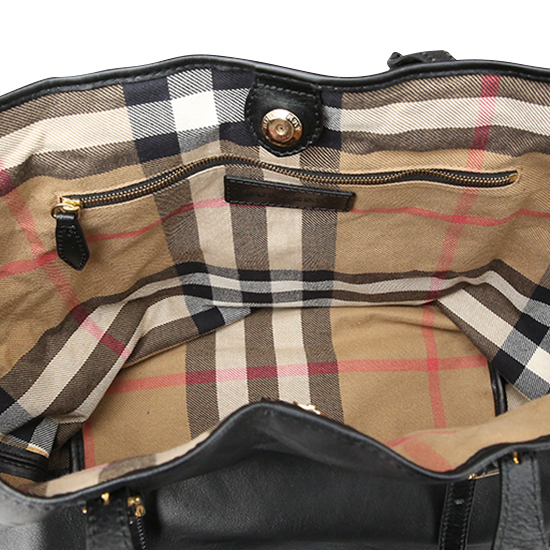 BURBERRY(USED)램스킨 블랙 숄더백