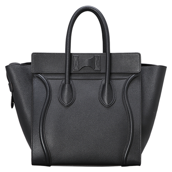 CELINE(USED)러기지 블랙 레더 토트백