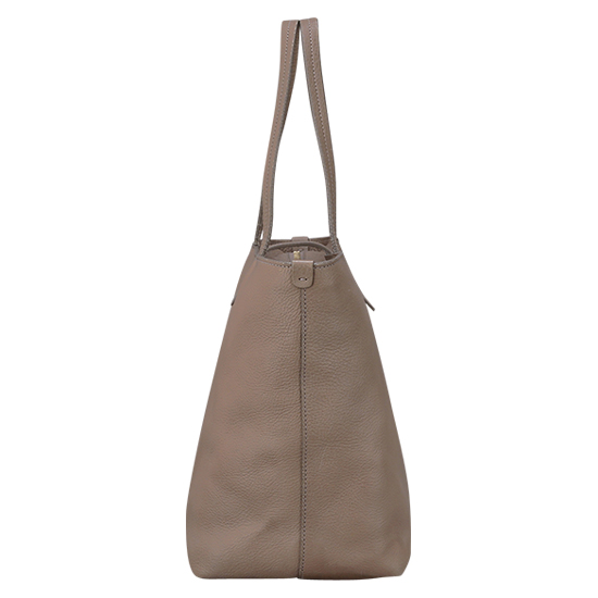 FERRAGAMO(USED)브라운 레더 숄더백