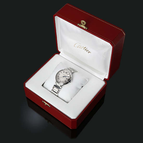 CARTIER(USED) 발롱블루 스틸 36 오토