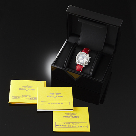 BREITLING(USED)크르노맷41 다이아컬렉션